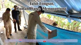 Talut Longsor, Rumah Warga 'Menggantung'